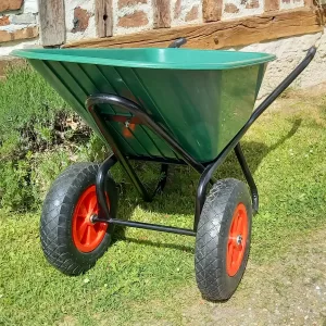 Brouette à 2 roues 110L polypro