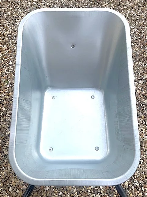 Brouette 2 roues 110L Galvanisé Grand Volume – Image 3