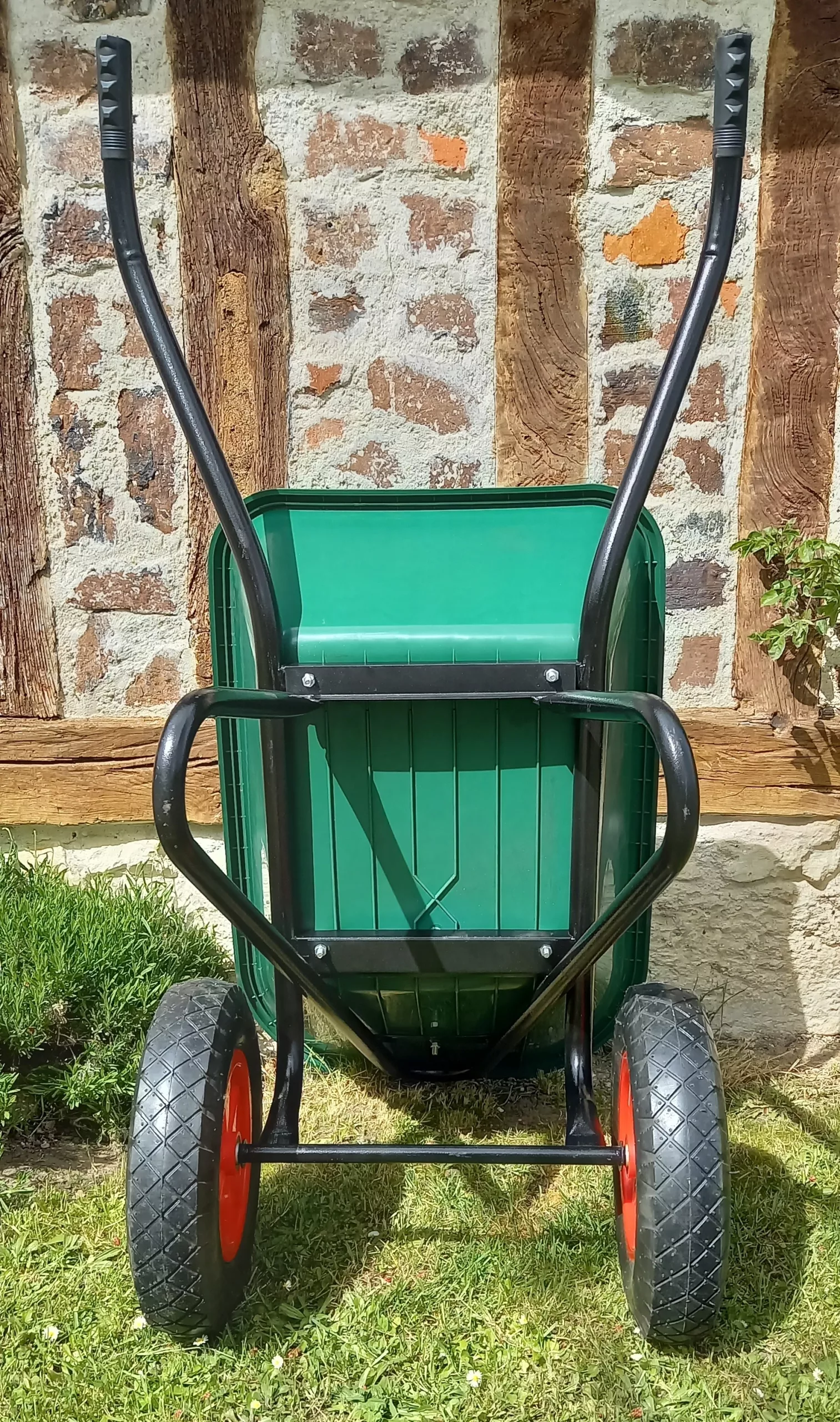 Brouette à 2 roues 110L polypro – Image 6