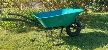 Brouette 100L peinte verte – Image 5